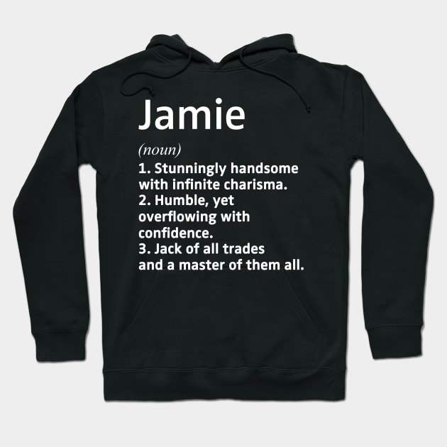 Jamie Name Definition Hoodie by Beautiful woman darkness